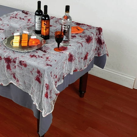 Halloween Bloody Gauze Table Cover