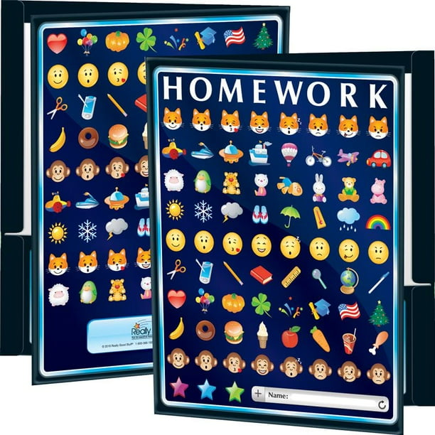 Emoji Homework Folders