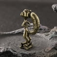thumbnail image 3 of Brass Solid Squirrel Figurine Small Statue Home Ornament Figurines Collectibles, 3 of 6