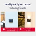 thumbnail image 4 of Lámpara Solar de pared para exteriores, luces LED impermeables para decoración de jardín, balcón, patio, calle, iluminación hacia arriba y hacia abajo, 1 a 16 piezas, 4 of 4