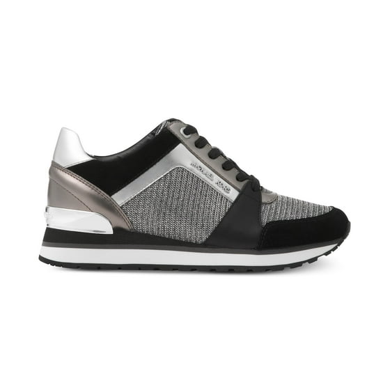 womens black mk trainers