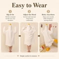 thumbnail image 4 of Snuggle Goose Onesie Includes shoes, Duck Pajamas Soft Coral Fleece Hooded Blanket Hoodie Costume, 4 of 6