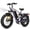 Purple, variant on ESKUTE M300F Full Suspension Electric Bike, 20" Fat Tire Ebike, 48V 20.8Ah Removable Battery, 1200W Peak Motor, 7-Speed, Up to 80 Miles, Purple, UL2849