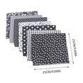 thumbnail image 2 of Dsseng ​​ Assorted Floral Quilting Fabric Cloth Pieces Scrapbooking Supply Pack DIY Craft Sewing Material Decorative Patchwork Bundle Creative Textile Kit  7PCS 25 x 25 cm​​, 2 of 3