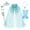 Blue, variant on FASHOFT Summer Outfits Set For Girls Party With Star Wand Glitter Headband Jewelry Cape For Birthday Dress Up Cloak Girl Clothing Sets Blue