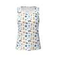 thumbnail image 4 of Xecao Undersea Animals print women's scoop neck, loose-fit workout tank tops for the gym., 4 of 9