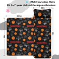 thumbnail image 5 of Basketball and Hoop Black Pattern Teens Toddler Nap Mat with Pillow, Sleeping Mat Bag for Preschool Daycare 59"x22", 5 of 6