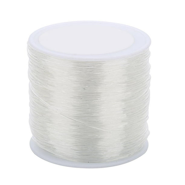 Hilo Elástico Transparente Para Bisutería – 0.4 A 1.0 Mm – Rollo