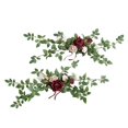thumbnail image 4 of 2x flores artificiales de arco de boda, botín de flores de rosas artificiales, arreglos florales para decoración de sillas de recepción de boda Estilo A, 4 of 8