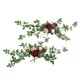 thumbnail image 4 of 2x Decoración de flores artificiales para el pasillo de la boda, decoración de sillas y sillas para ceremonias, decoración floral para el respaldo de Estilo A, 4 of 8
