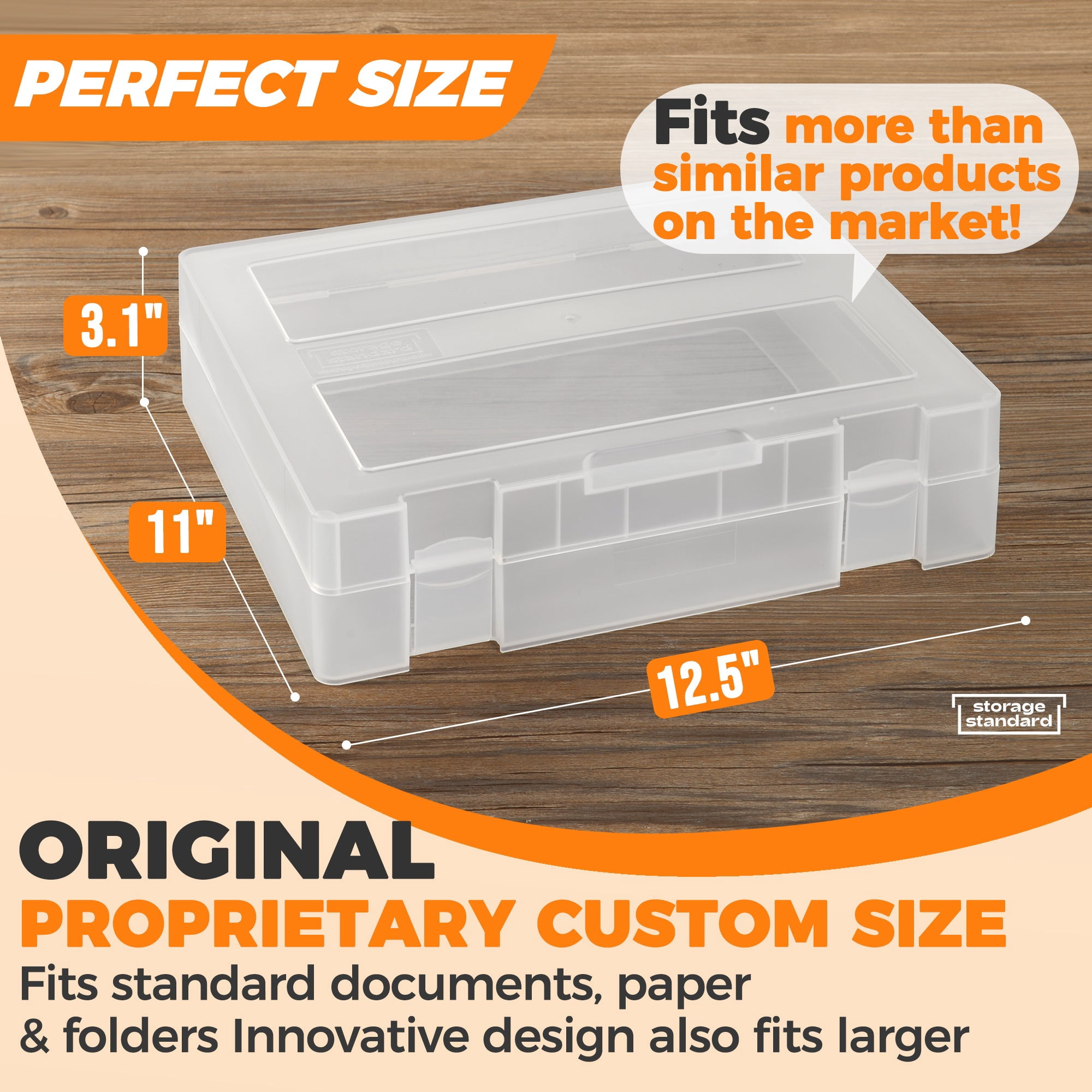 Storage Standard 2-Pack Art & Craft Organizer Box with Stackable Containers
