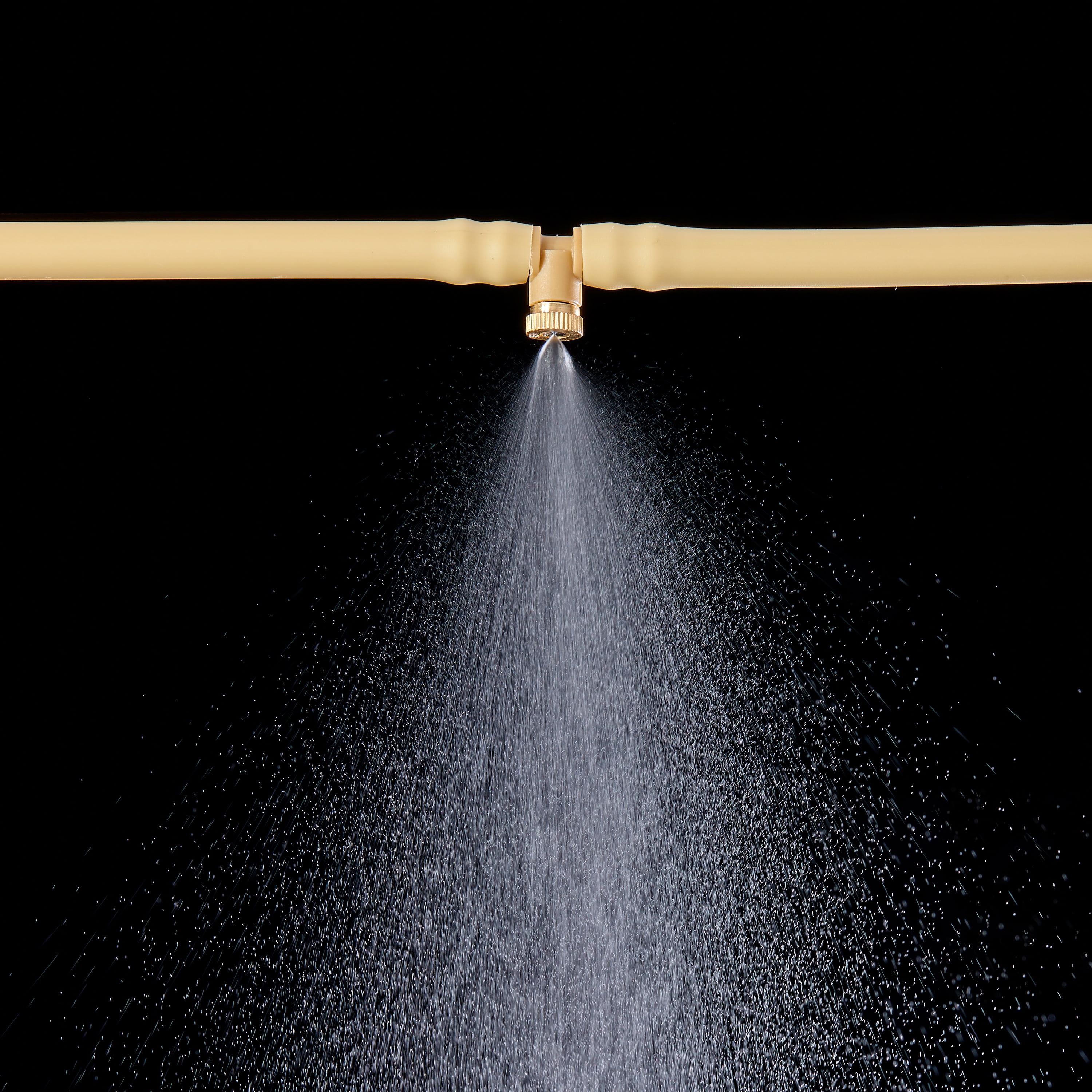 Orbit Portable Mist Water Cooling System, Beige, Durable Plastic Material, 12' Long