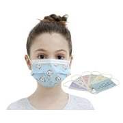Children 3-Layers Disposable Mask_30pcs for Boys or Girls,  All 6 colors in one Box