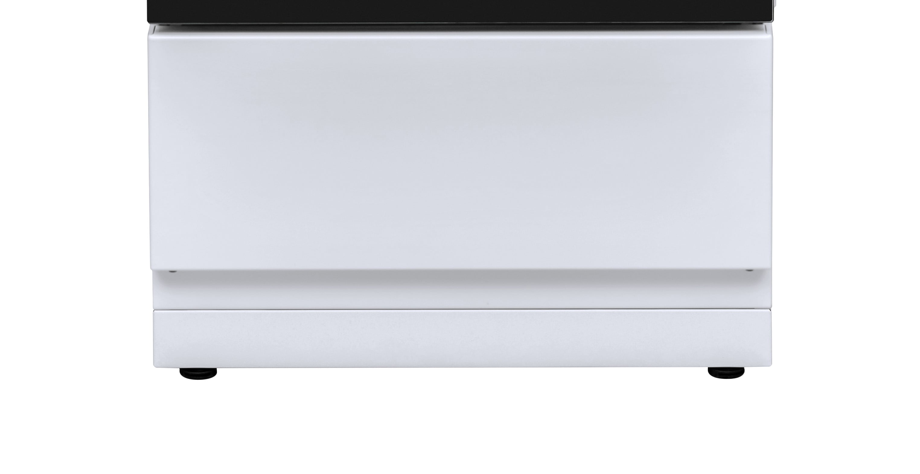 Premium Levella PREV2005VW 20" Vitroceramic Cooktop Electric Range with 4 Burners and 1.9 Cu. Ft. Single Convection Oven - White