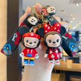 thumbnail image 2 of Anime Disney Keychain Mickey Mouse Minnie Figure Cartoon Keychains Donald Duck Piglet Key Chain Model Kid Toy Children GiftChina Gong Bohan LED, 2 of 2