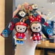 thumbnail image 2 of Anime Disney Keychain Mickey Mouse Minnie Figure Cartoon Keychains Donald Duck Piglet Key Chain Model Kid Toy Children GiftChina Gong Bohan LED, 2 of 2