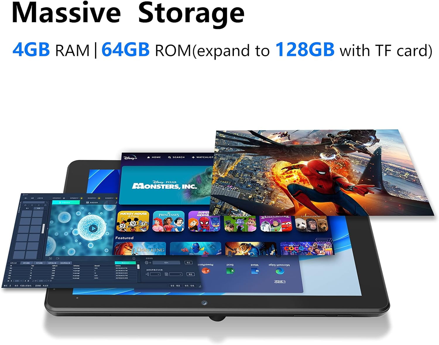 Tibuta 2024 Windows 11 Tablet, 8.9 inch IPS Screen, 2-in-1