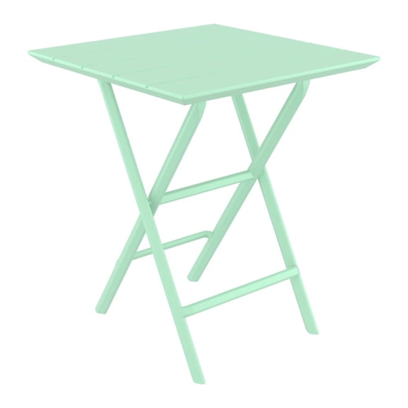 Compamia Helen Square Folding Bistro Table 24 inch Opaline