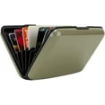 thumbnail image 6 of CAILDANL RFID Blocking Credit Card Protector Aluminum ID Case Hard Shell Business Card Holders Metal Wallet for Men or Women (Black), 6 of 7