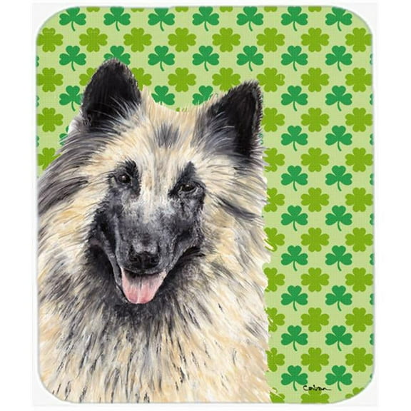 Carolines Treasures  Belgian Tervuren St. Patricks Day Shamrock Mouse Pad