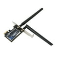 thumbnail image 2 of Tarjeta Ethernet PCIe de 300 Mbps en 2,4 G y 867 Mbps en 5 G, conexión Bluetooth estable, tarjeta Gigabit Ethernet para chasis de escritorio., 2 of 14