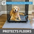 thumbnail image 3 of Drymate Dog Crate Mat Liner, Absorbent, Waterproof, Non-Slip, Machine Washable, Use Under Pet Cage to Protect Floors, Customizable, Light Grey, 48" x 29", 3 of 11