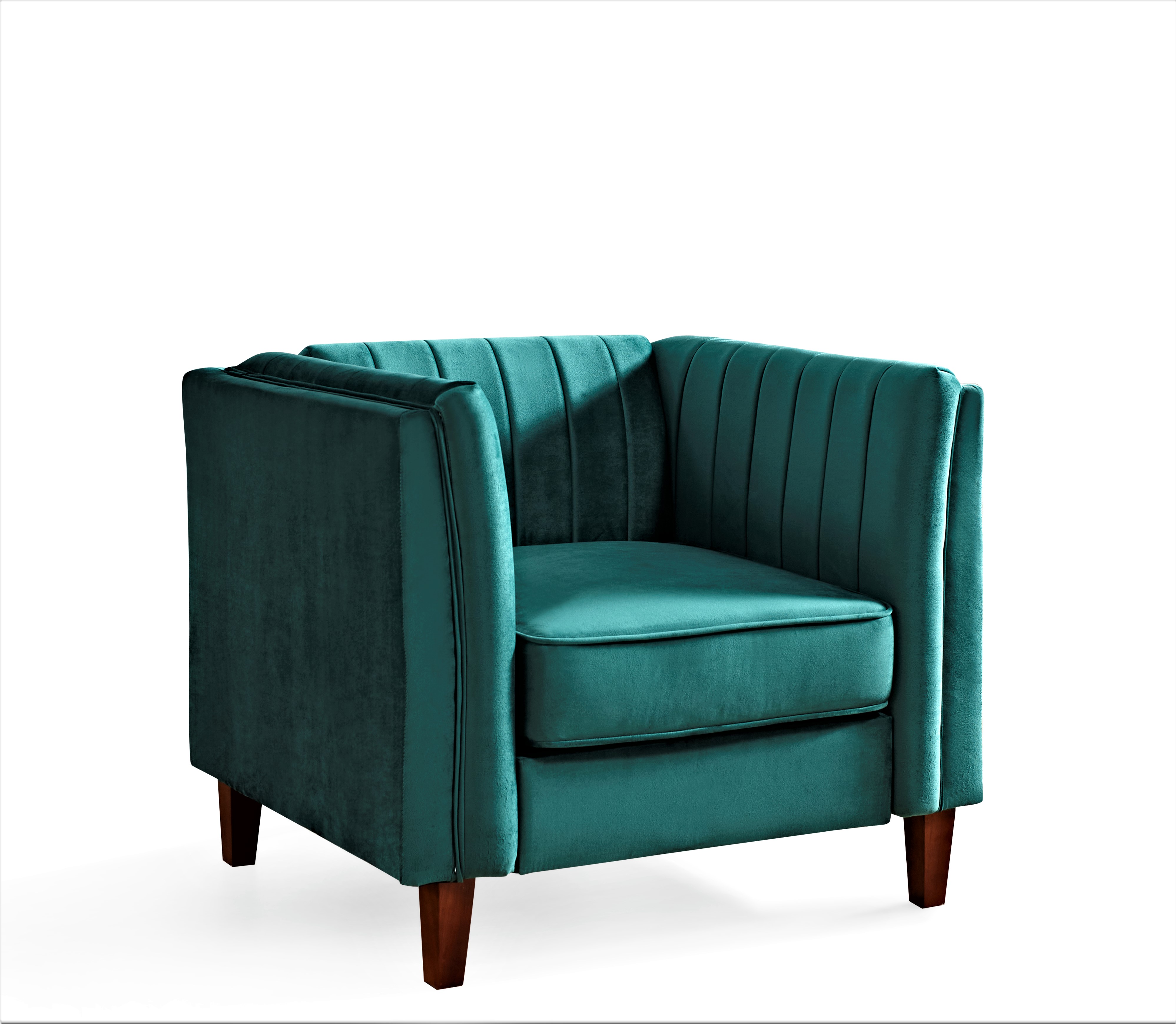 Plainfield Line Tufted Square Design Chair