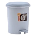 thumbnail image 1 of Large Capacity Foot Pedal Trash Can, Lid, Multifunctional Kitchen Garbage Bin, 12L Waste Can for Kitchen, Living Room, Toilet, 1 of 8