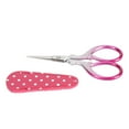 thumbnail image 2 of Professional Fabric Scissor Set, Multifunctional DIY Craft Scissors with Exquisite Leather Cover, Compact Lightweight Sewing Embroidery Tool for Household Use, 2 of 7