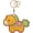 Yellow, variant on MC Fashion PU Leather Keychain Holder Case Compatible with AirTag, Chinese New Year Lucky Horse Key Ring Bag Charm (White)
