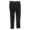 thumbnail image 2 of Trussini Men's Black Super 110s Wool Dress Pants - 40, 2 of 2