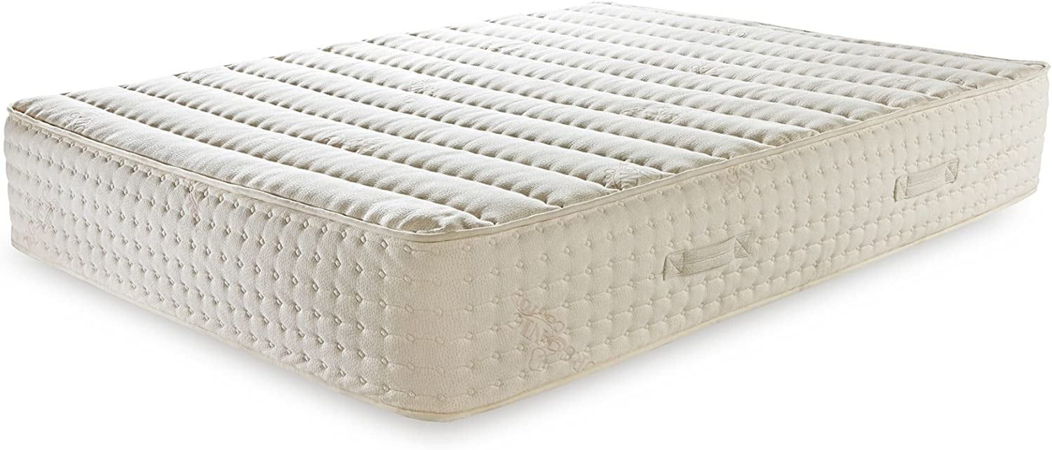 PlushBeds 12" Luxury Bliss Medium Natural Latex Mattress With Encased