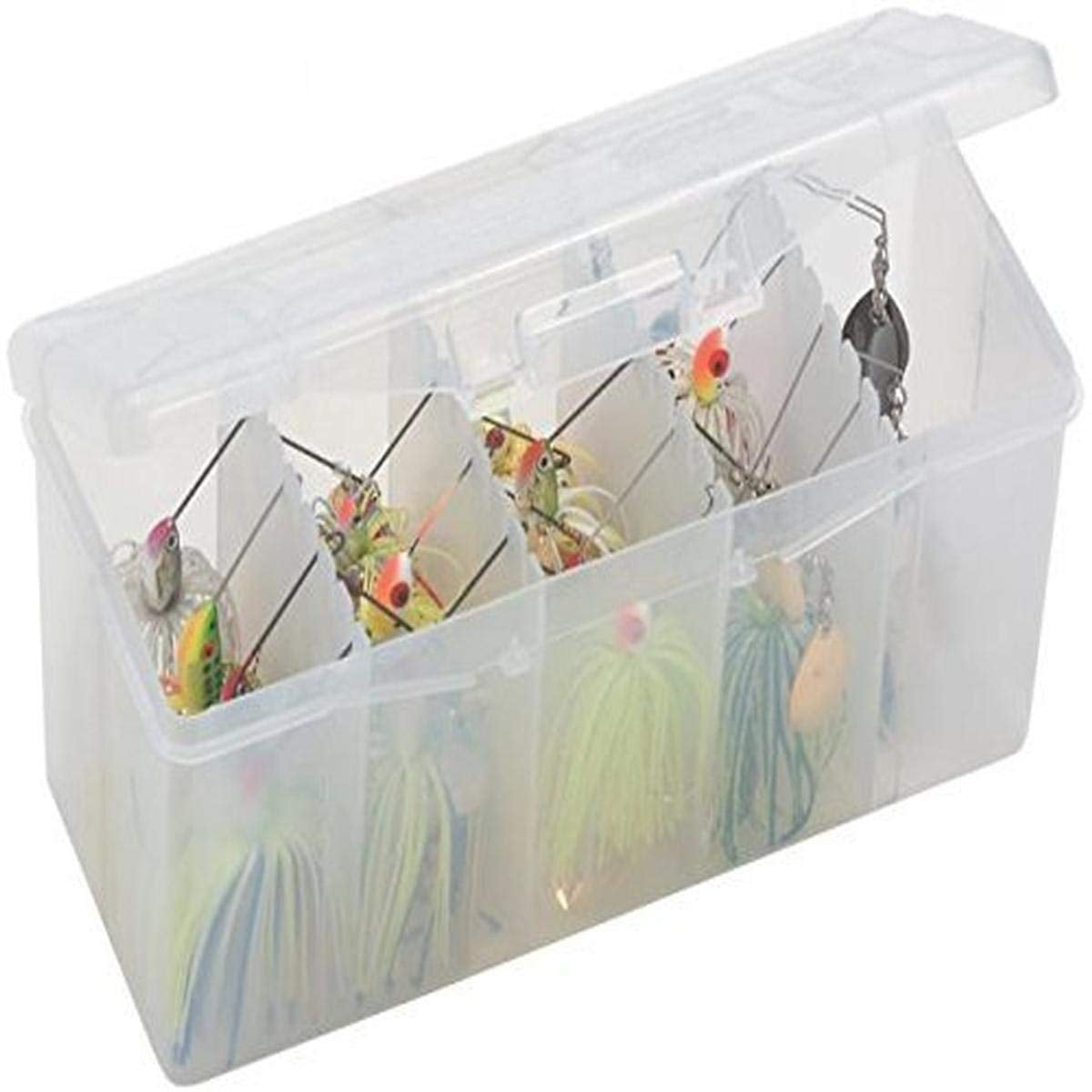 Spinner Bait Box with Removable Racks, Four removeable racks hold up to