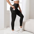 thumbnail image 5 of UngA High Waisted Leggings for Women Tummy Control Soft Workout Running Yoga Pants with Pockets Black,S, 5 of 5