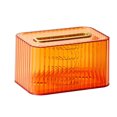 thumbnail image 1 of Cubierta de caja de pañuelos, soporte para caja de pañuelos transparente, dispensador de pañuelos para el hogar, baño, dormitorio, tocador, 1 of 6