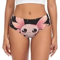 thumbnail image 1 of Fotbe Cute Axolotl Sakura Blossoms B Calzones Estampados para Mujer – Ropa Interior de Algodón, Cómoda, Suave y Elástica-Large, 1 of 6