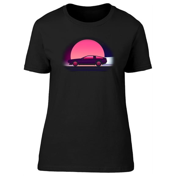 80S Style Sci-Fi Retro Car Tee Women's -Image by Shutterstock