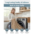 thumbnail image 5 of Casa Platino 12 Piece Cotton Towel Set - Includes 4 Large Bath Towels, 4 Hand Towels & 4 Washcloths - Soft & Quick Dry Towels for Bathroom - Beige, 5 of 8