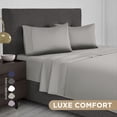 thumbnail image 3 of Martex 4-Piece Queen Sheet Set | 100% Supima Cotton 700TC Sateen | Limestone, 3 of 9