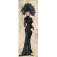 thumbnail image 2 of Duval, Sonya 14x32 White Modern Wood Framed Museum Art Print Titled - Deco Princess II, 2 of 4