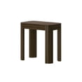 thumbnail image 3 of Plank+Beam Solid Wood Side Table, Modern Rounded Edge Slim Side Table for Living Room, 25", Walnut, 3 of 9