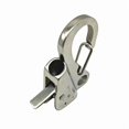 thumbnail image 2 of Stainless Steel Boat Clip Quick Threading Spring Adjustable Line Length Sliding Anchor Hook Marine Yacht Accessories, 2 of 6