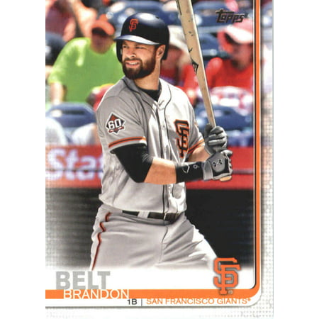 2019 Topps #148 Brandon Belt San Francisco Giants Baseball Card -