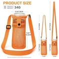 thumbnail image 6 of GARENDE Water Bottle Holder Mesh Beach Bottle Bag for Travel Essentials Orange, 6 of 6