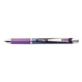 thumbnail image 2 of Pentel EnerGel RTX Retractable Liquid Gel Pen .5mm Silver/Violet Barrel Violet Ink BLN75V, 2 of 4