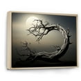 thumbnail image 2 of Designart "Surreal Serpentine Solitude With Bonsai Elements In Japan I" Tree Bonsai Floater Framed Canvas Wall Art, 2 of 5
