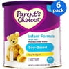 Parent's Choice - Soy Infant Powder Formula, 25.7 oz, (Pack of 6)