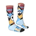 thumbnail image 4 of Lsque Bluey Printed Crew Socks Men's Women's LightWeight Thin Casual Calf Socks ,Knee High Socks,Cotton Socks, 4 of 9