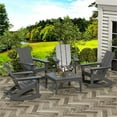 thumbnail image 5 of Costaelm Palms Outdoor 32" Conversation Table, Gray, 5 of 6