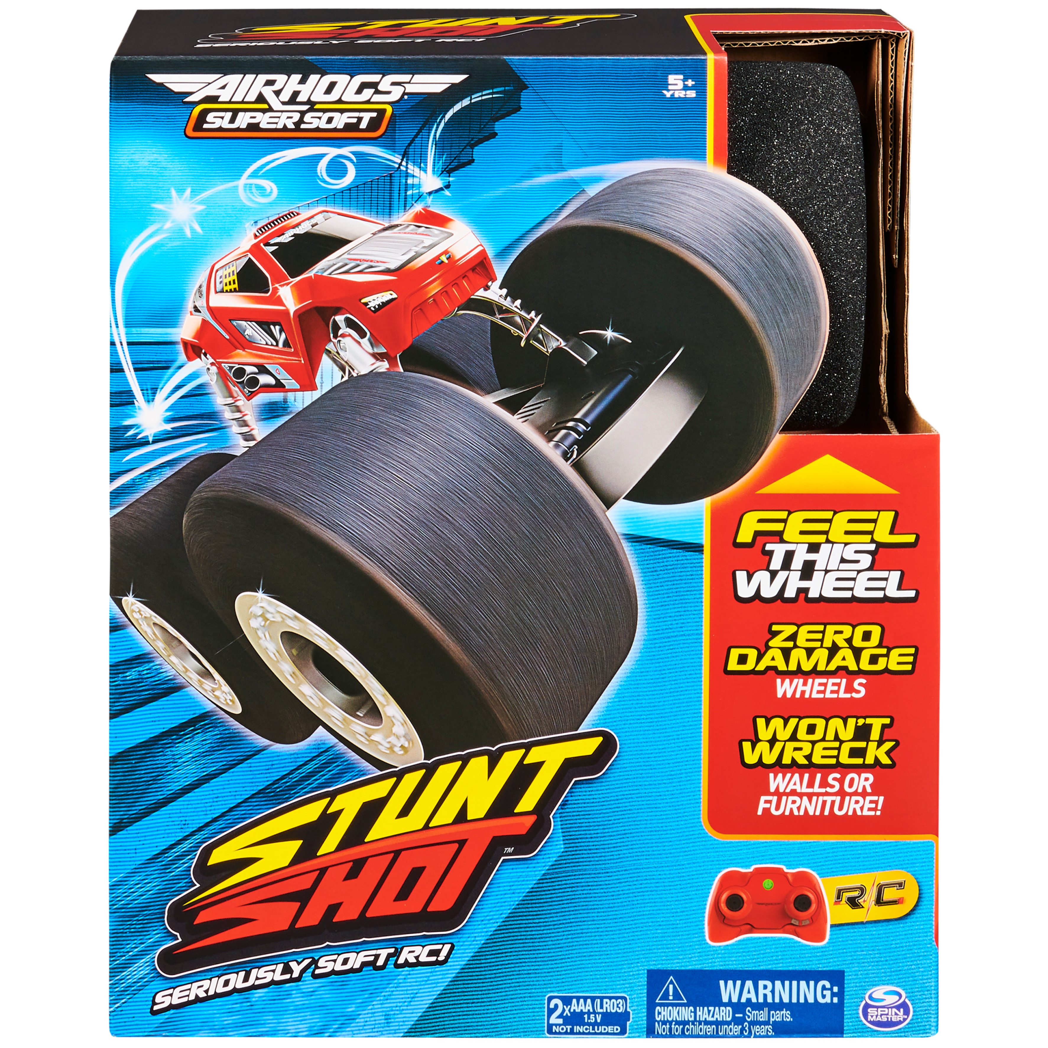Air Hogs Super Soft, Stunt Shot Indoor Remote Control Stunt Vehicle with Soft Wheels, for Kids Aged 5 and up - image 3 of 10
